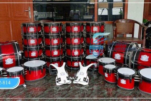 Drumband Kualitas Premium Warna Merah Gradasi Hitam