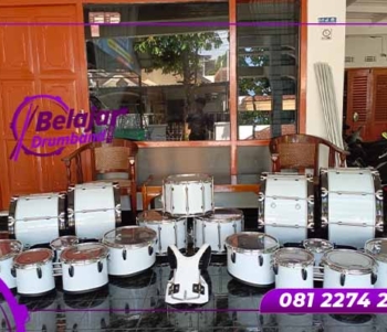 Drumband Semi HTS Warna Putih