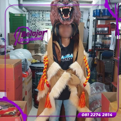 maskot kepala singa