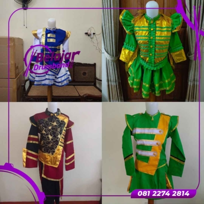 model baju drumband perempuan