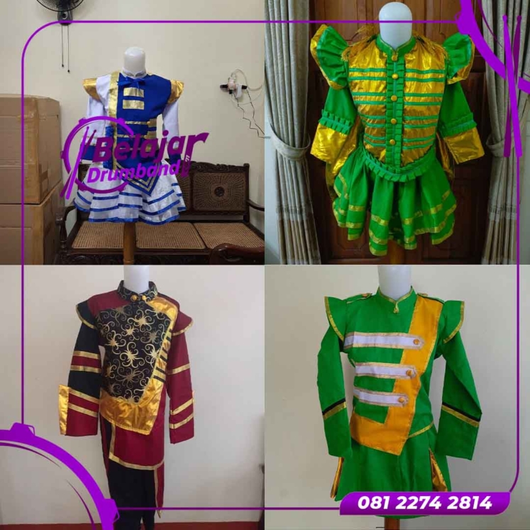 model baju drumband perempuan