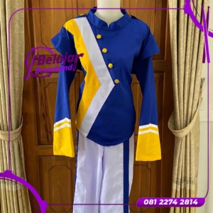 Seragam Pasukan Laki Laki Warna Biru Kuning Dan Putih