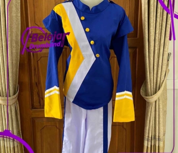 Seragam Pasukan Laki Laki Warna Biru Kuning Dan Putih