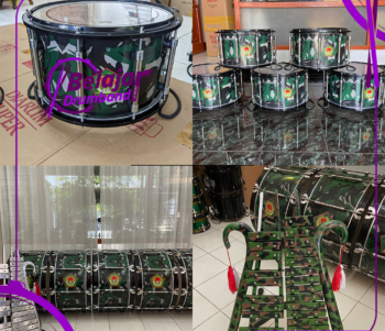 Alat Drumband Motif Doreng Ciri Khas Penampilan yang Berani