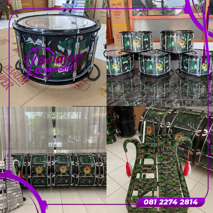 Alat Drumband Motif Doreng Ciri Khas Penampilan yang Berani