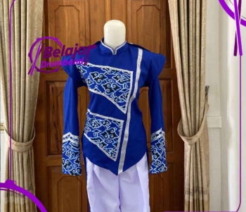 Baju Pasukan Motif Mega Mendung