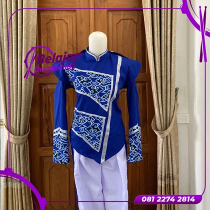 Baju Pasukan Motif Mega Mendung