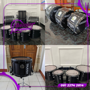 Drumband HTS Hitam Custom Jumlah Alat dan Warna