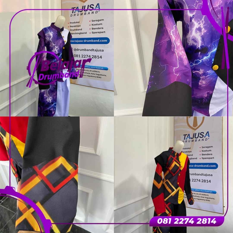 Seragam Drumband Motif Printing