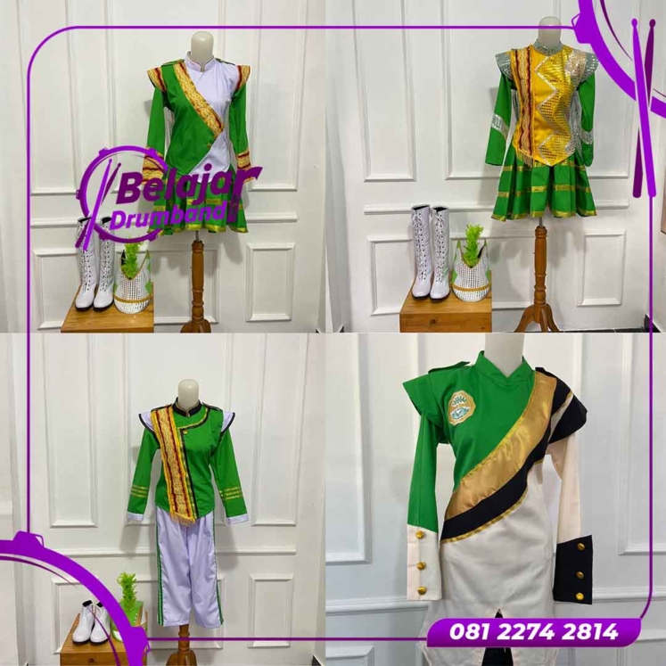 Baju Drumband Warna Hijau Tampil Kompak dan Penuh Gaya