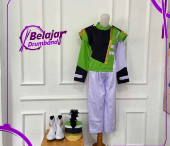 Baju Drumband TK Putra Warna Hijau