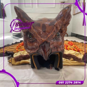 Maskot Kepala Burung Hantu