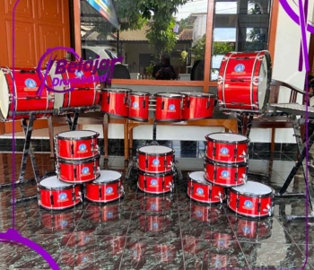 Custom Paket Drumband TK Warna Merah