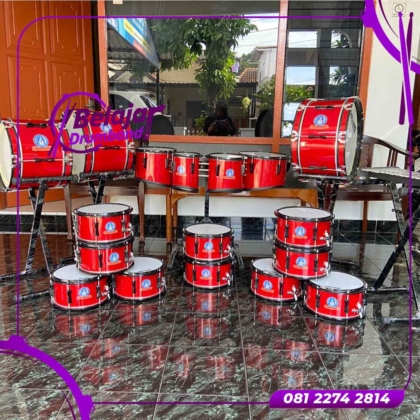 Custom Paket Drumband TK Warna Merah